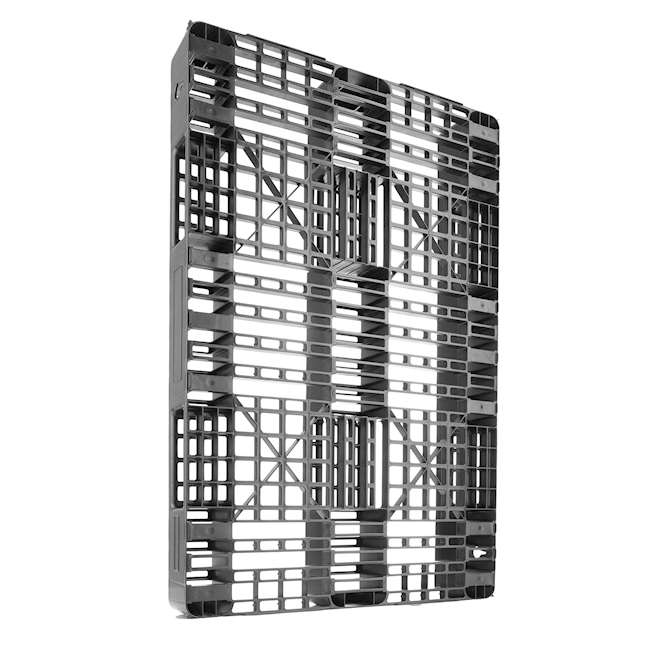 Pallet SL1, 1200x800mm, Edge 7 mm, PE-HD, basalt grey